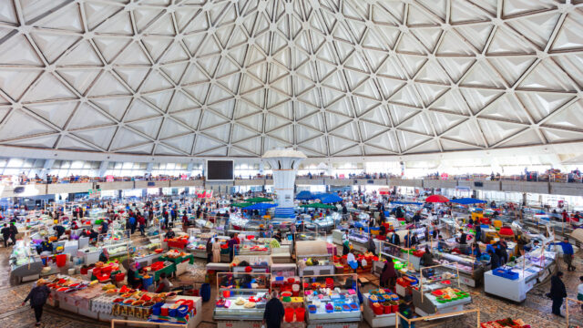 Chorsu Bazaar in Tashkent, Uzbekistan