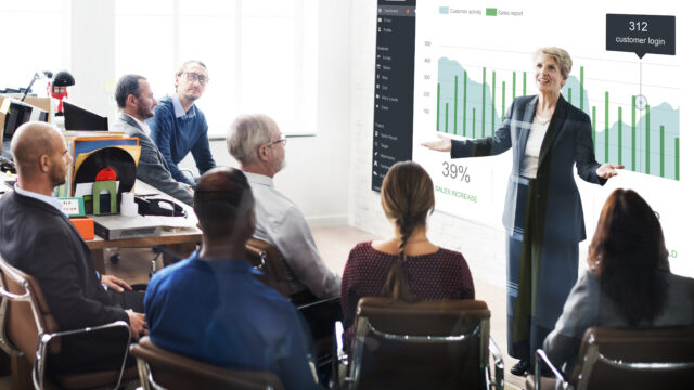 Customer Marketing Sales Dashboard Graphics Concept