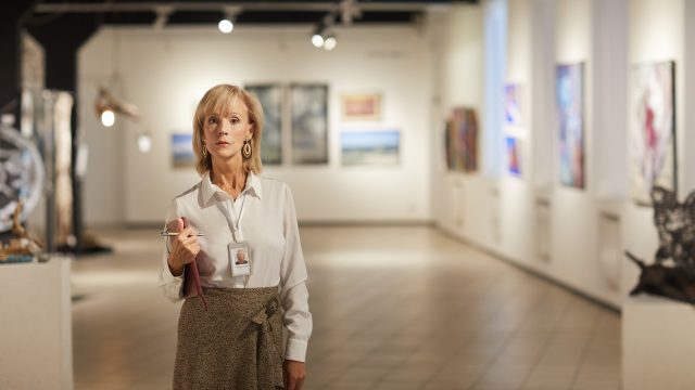 Female Art Gallery Manager